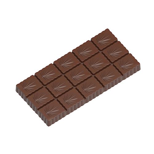 Chocoladevorm tablet hennep