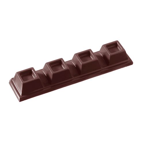 Chocoladevorm reep 4 blokjes 16 gr