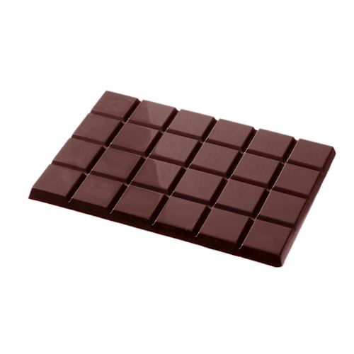 Chocoladevorm tablet 4x6 plat 210 gr