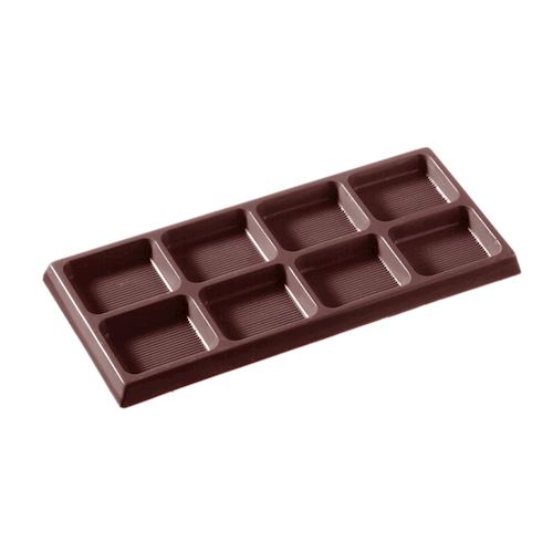 Chocoladevorm tablet 2x4 arcering