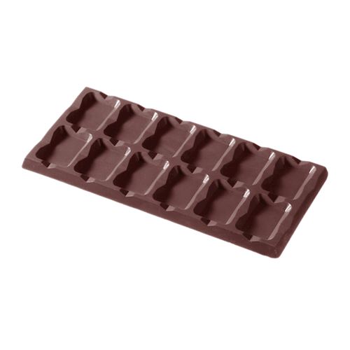 Chocoladevorm tablet 2x6 diep