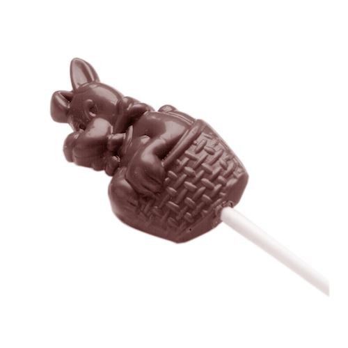 Chocoladevorm lolly hond