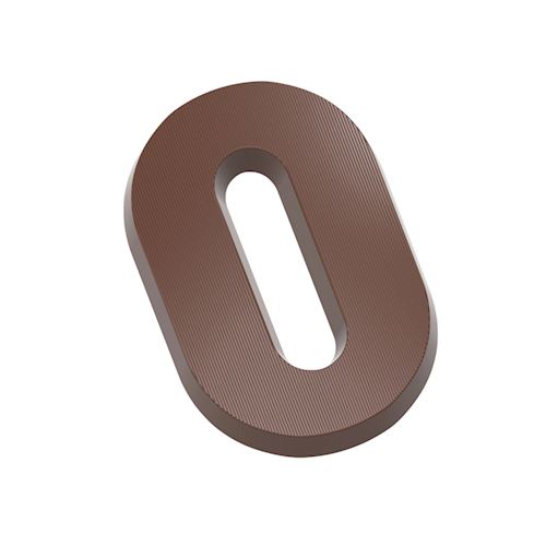 Chocoladevorm letter O 135 gr