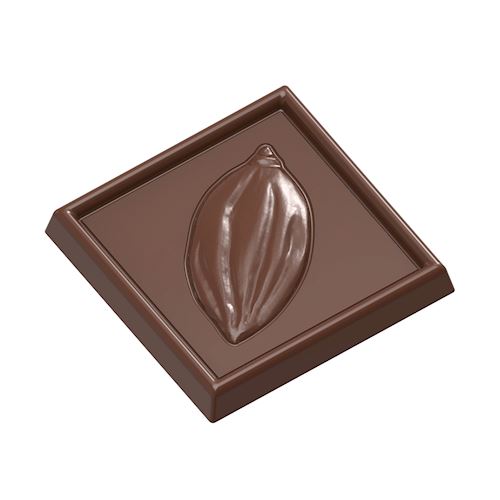 Chocoladevorm karak cacaoboon