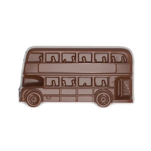 Chocoladevorm dubbeldeksbus