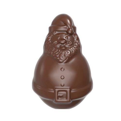 Chocoladevorm bolle kerstman