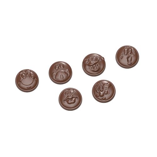 Chocoladevorm smiley