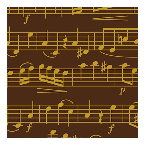 Transferts 300 x 400 mm Music Notes