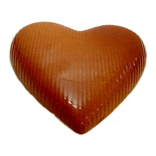 Chocoladevorm hart geribt 90 mm