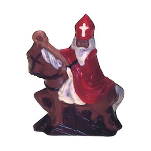 Chocoladevorm sinterklaas te paard 140 mm