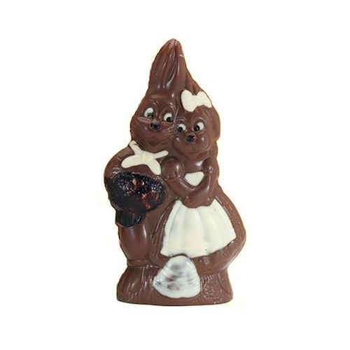 Chocoladevorm hazenpaartje 275 mm