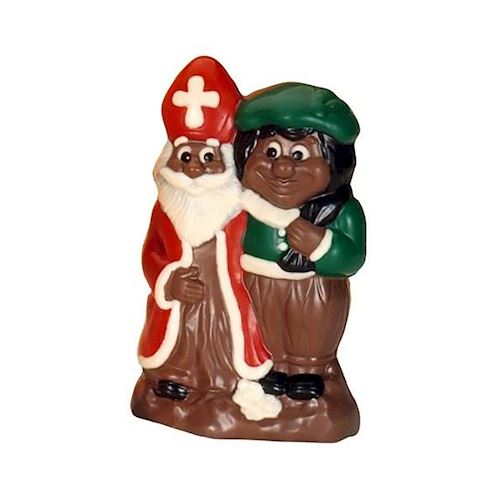 Chocoladevorm Sinterklaas en piet 190 mm