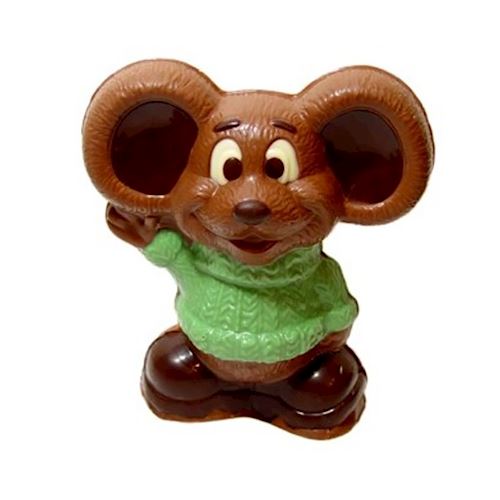 Chocoladevorm muis boy 80 mm