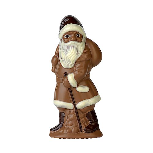 Chocoladevorm kerstman + zak 145 mm