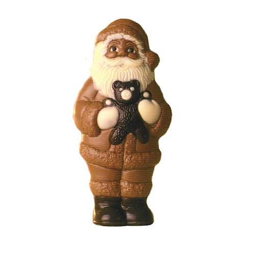 Chocoladevorm Kerstman + beer 146 mm