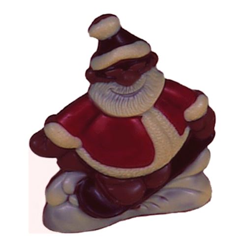 Chocoladevorm Kerstman + snowboard 144 mm