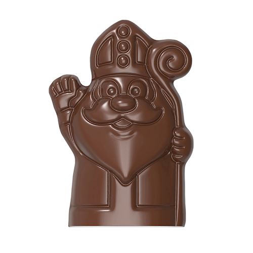 Chocoladevorm magneten Sinterklaas zwaait 200 mm