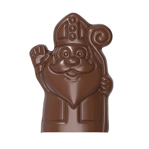 Chocoladevorm magneten Sinterklaas zwaait 200 mm