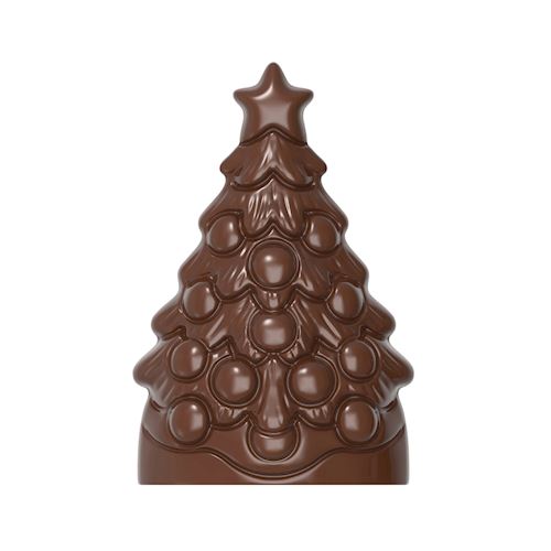 Chocoladevorm magneten kerstboom 150 mm