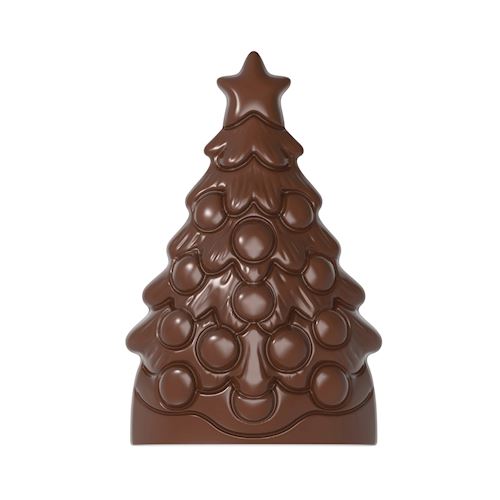 Chocoladevorm magneten kerstboom 200 mm