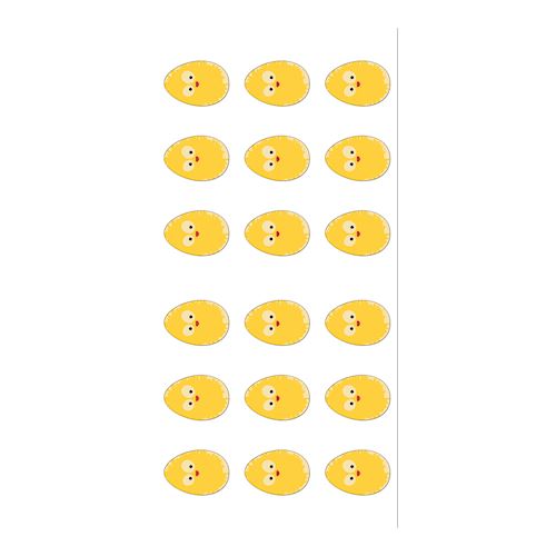 Transferts Fluffy chicken voor magneetvorm CW1000L44
