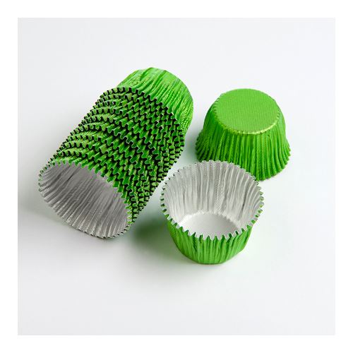 Aluminium cuvet groen - 1250 pcs