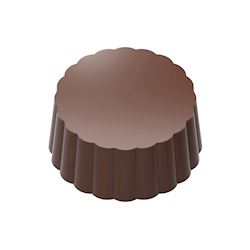 Chocoladevorm magneet rond 32 mm