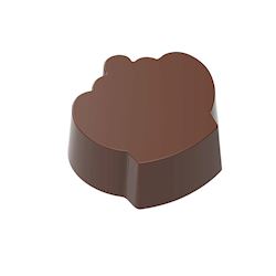 Chocoladevorm magneet kroon
