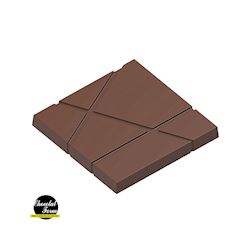 Chocoladevorm tablet met strepen