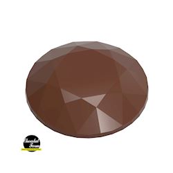 Chocoladevorm ronde diamant