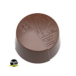 Chocoladevorm hiëroglief rond