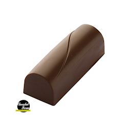 Chocoladevorm rechthoek golvende streep