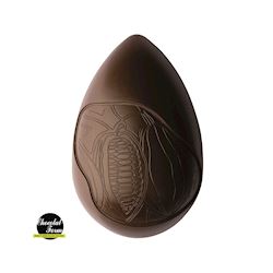 Chocoladevorm ei 200 x 130 mm decor cacaoboon