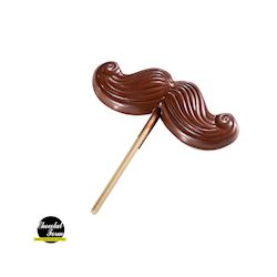 Chocoladevorm lolly snor