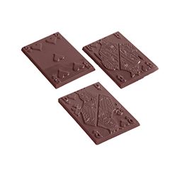 Chocoladevorm speelkaarten 12 fig.