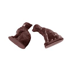 Chocoladevorm kat en hond 2 fig.