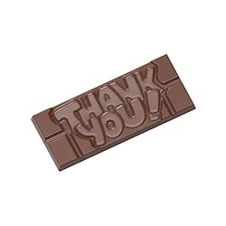 Chocoladevorm tablet Thank you