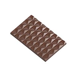 Chocoladevorm tablet met sterpatroon