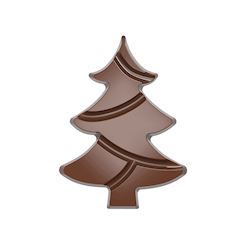 Chocoladevorm tablet kerstboom