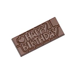 Chocoladevorm tablet Happy Birthday