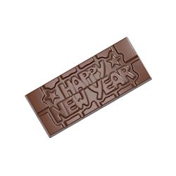 Chocoladevorm tablet Happy New Year