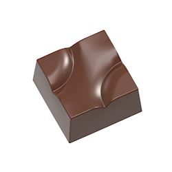 Chocoladevorm hobbelige kubus