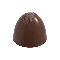 Chocoladevorm Amerikaanse half getextureerde truffel