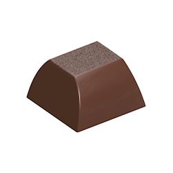 Chocoladevorm blokje met structuur