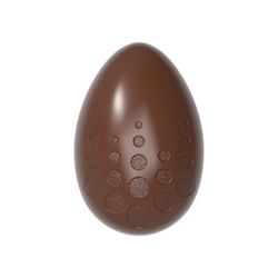 Chocoladevorm ei met rondjes