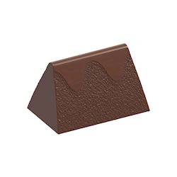 Chocoladevorm gianduja golf structuur