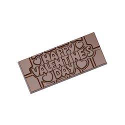 Chocoladevorm tablet Happy Valentine's day