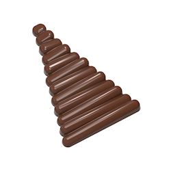 Chocoladevorm tablet kerstboom