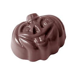 Chocoladevorm halloween pompoen