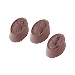 Chocoladevorm spookjes 3 fig.